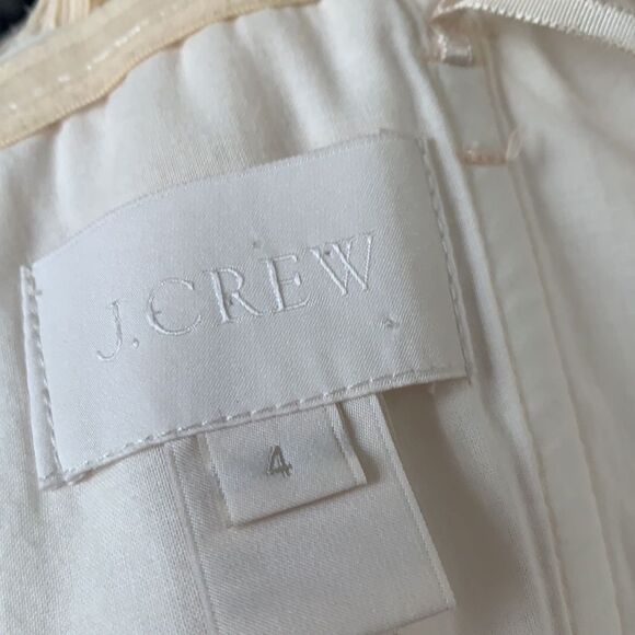 J.CREW MAXI WEDDING, PROM DRESS SIZE 4‎ - Picture 6 of 6